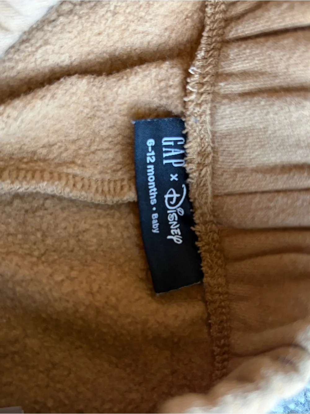 GAP Brown Kids Hoodie & Joggers Set with Mickey Detail